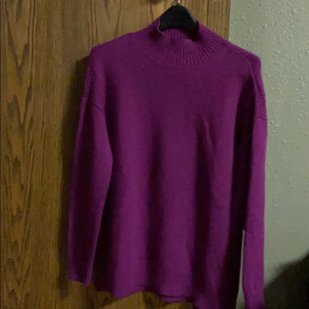 Talbots mock turtleneck sweater